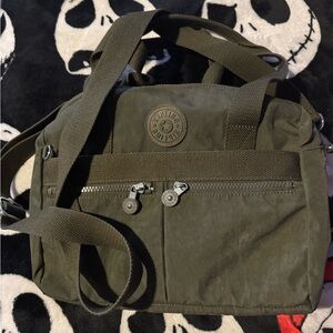Used Kipling Olive Green Men's Bag…